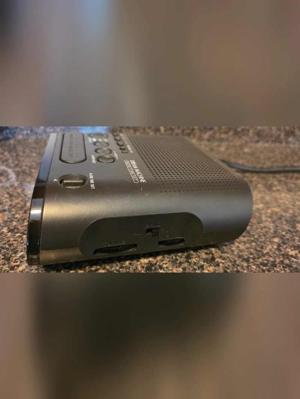 Sony Black Digital AM/FM Clock Radio Dream Machine